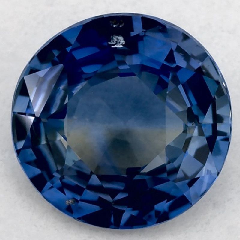 Szafir 1,50 ct, niebieski, szlif okrągły