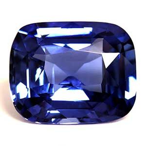 Szafir 2,15 ct, niebieski, szlif cushion