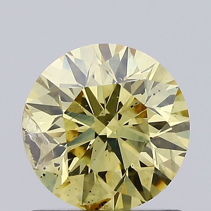 1.05 CT Fancy Vivid Yellowish Yellow ROUND