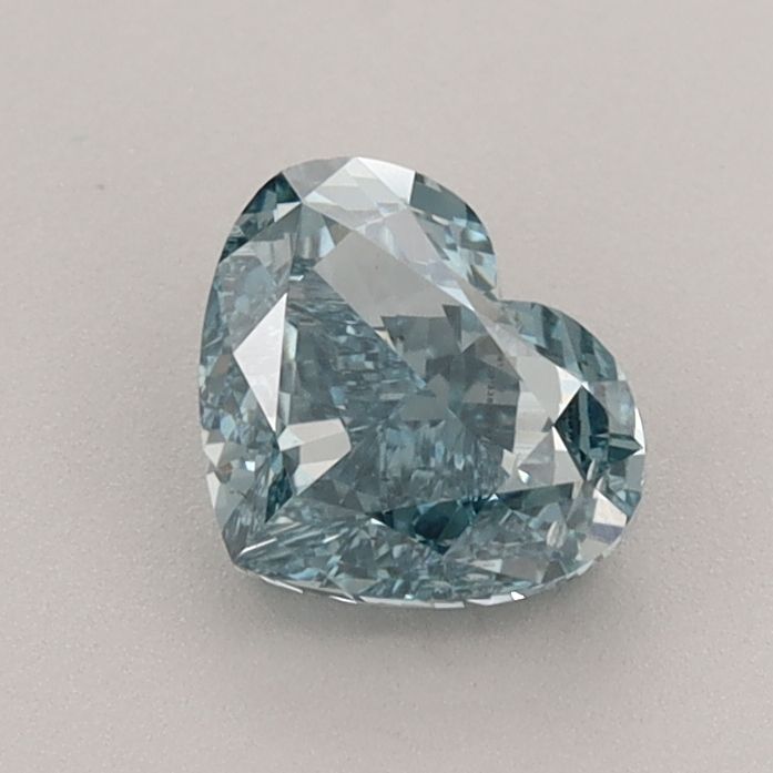 1.08 CT Fancy Vivid Blue HEART