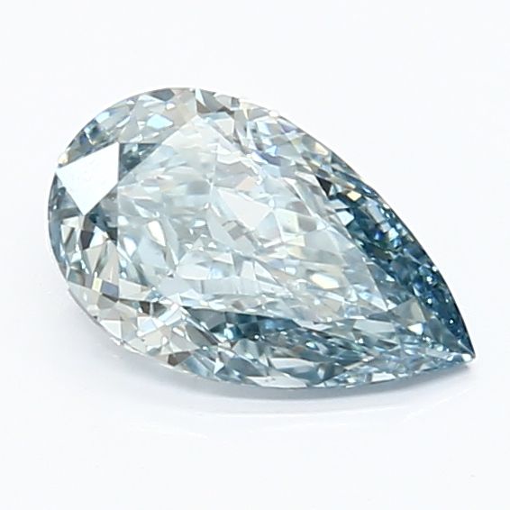 1.06 CT Fancy Intense Blue PEAR