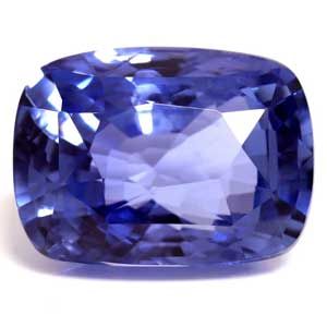 Szafir 6,94 ct, niebieski, szlif cushion