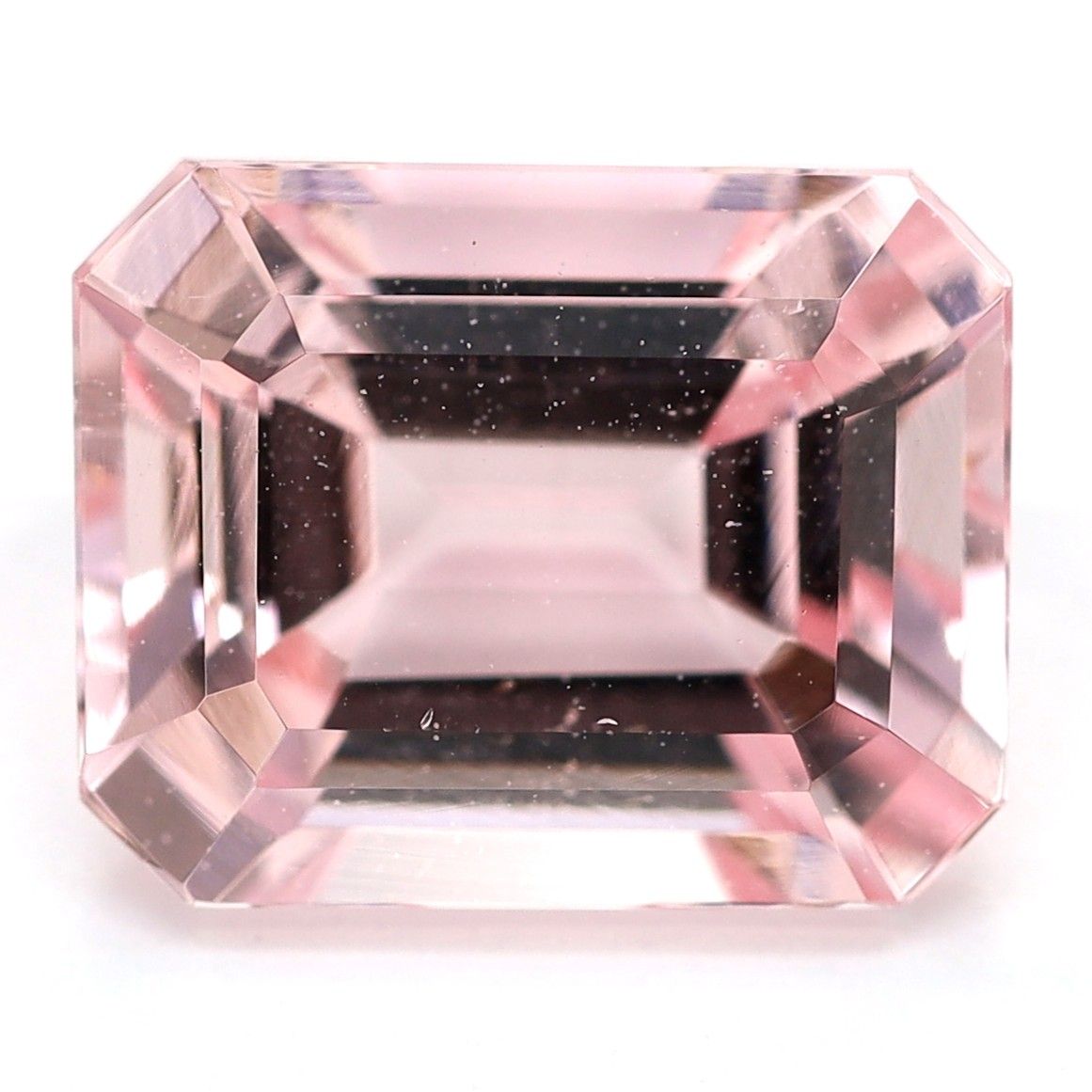 Morganit 3,41 ct, różowy, szlif szmaragdowy