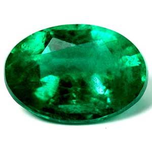 Szmaragd 1,06 ct, zielony, szlif owalny