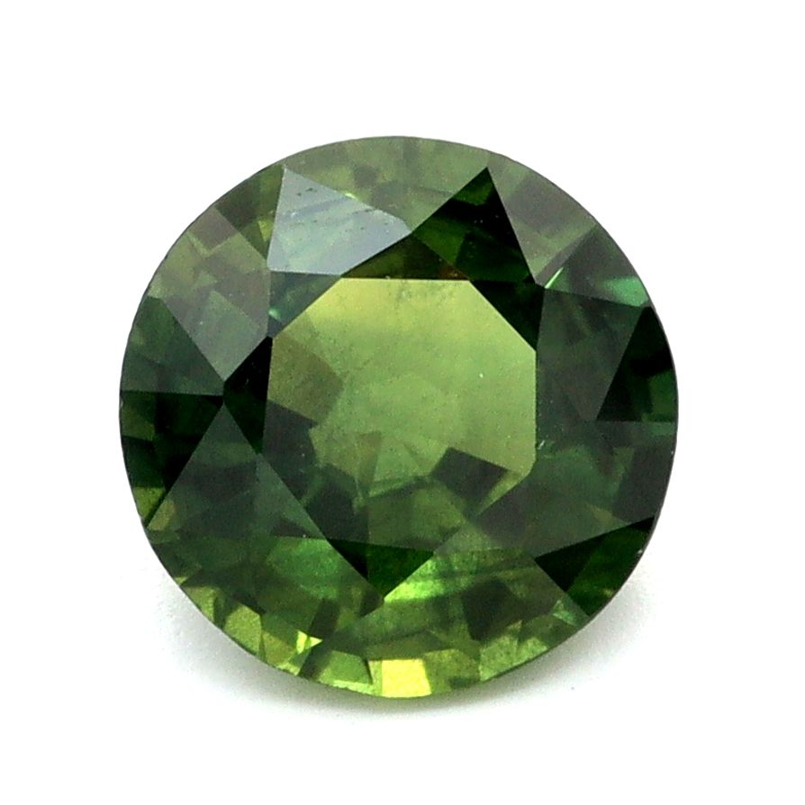 Szafir 1,04 ct, wielobarwny, szlif okrągły