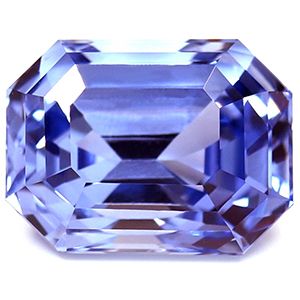 Szafir 4,60 ct, niebieski, szlif szmaragdowy