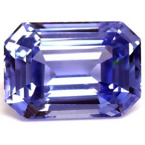 Szafir 1,18 ct, niebieski, szlif szmaragdowy
