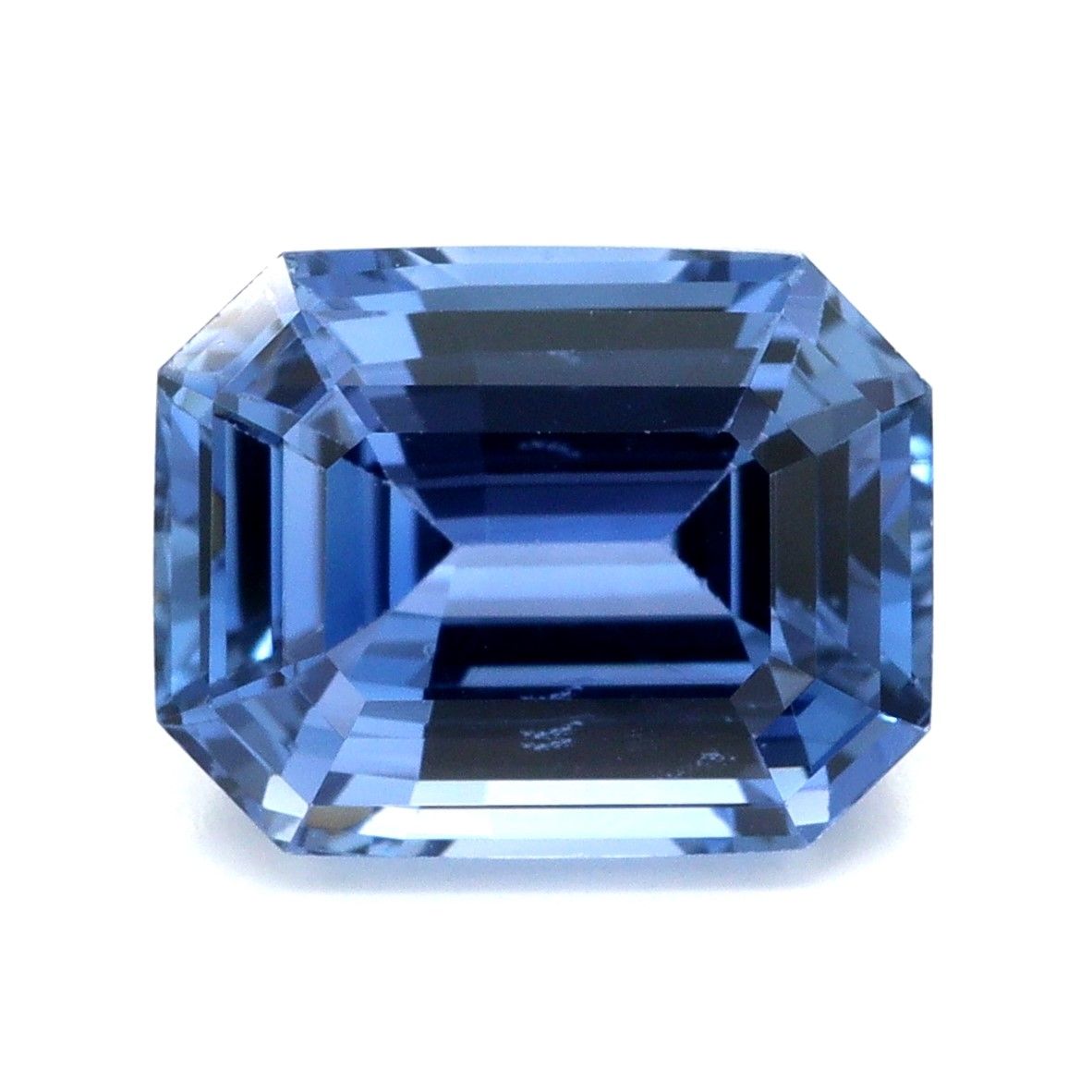 Szafir 2,76 ct, niebieski, szlif szmaragdowy