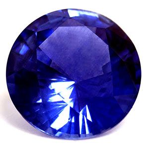 SAPPHIRE FACETED 1.71ct BLUE Intense Blue EC SRILANKA HEATED