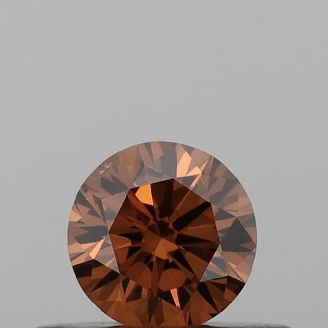 0.28 CT Fancy Vivid Orange ROUND