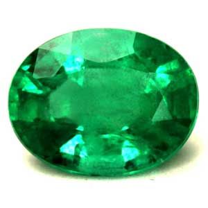 Szmaragd 1,38 ct, zielony, szlif owalny
