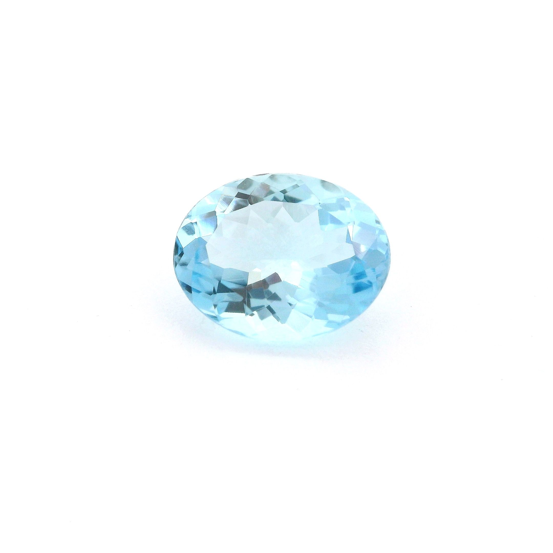 2.09 ct Oval aquamarine
