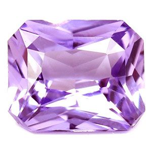 Szafir 1,18 ct, purpurowy, szlif szmaragdowy