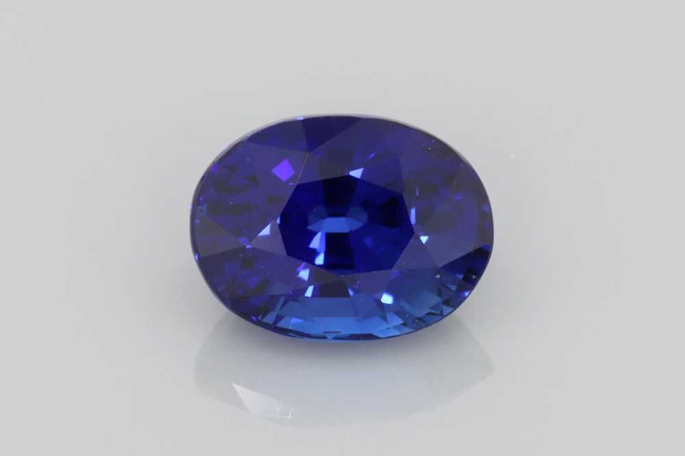 Szafir 1,78 ct, niebieski, szlif owalny