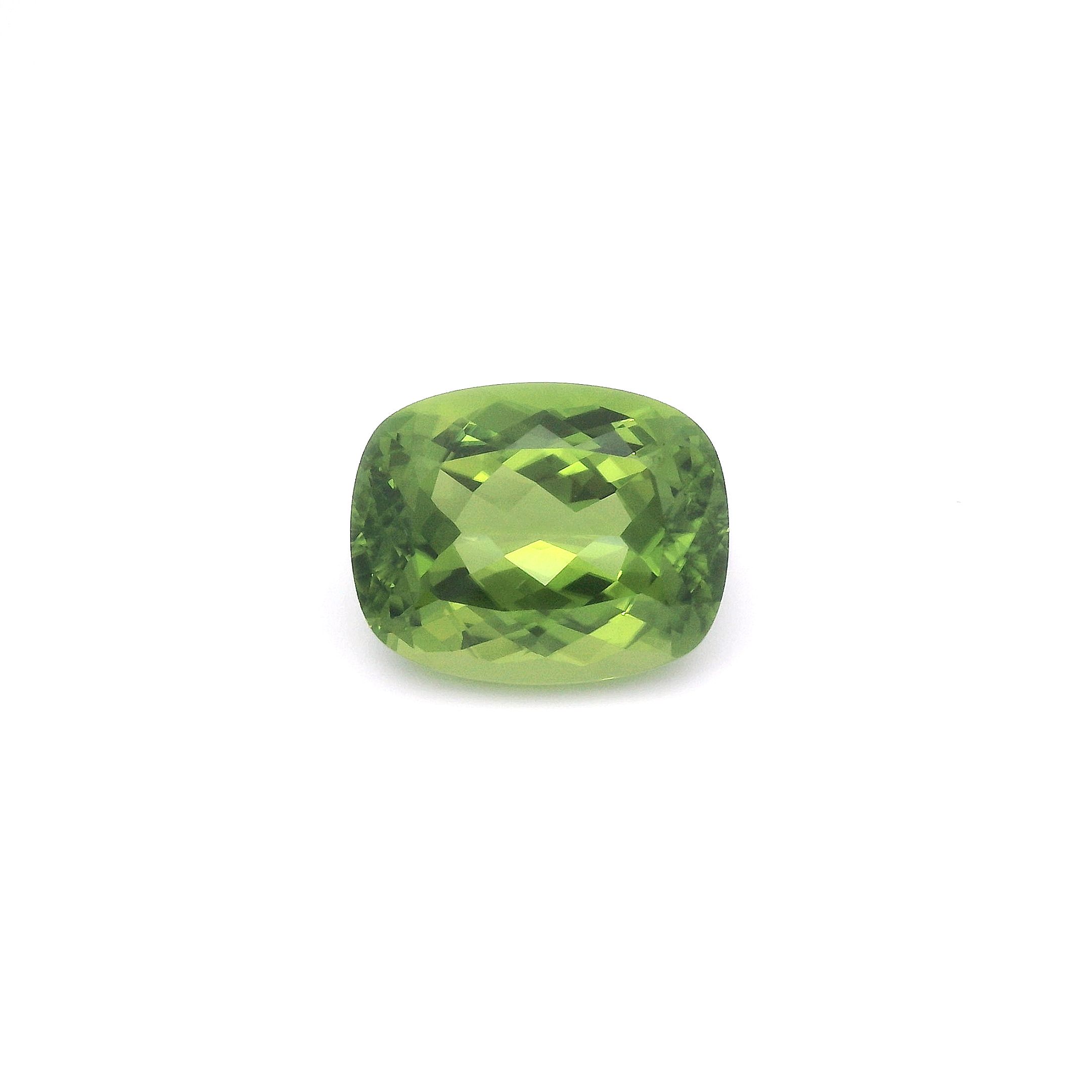 11.67 ct Cushion Peridot