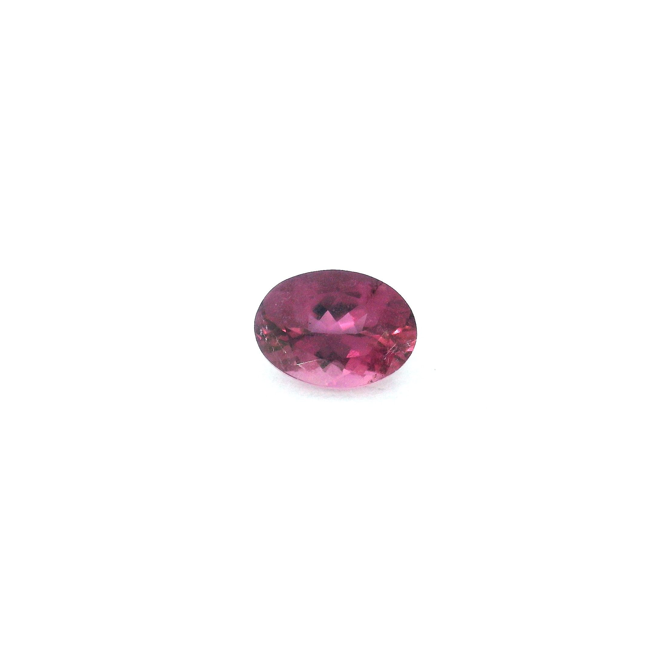 Turmalin 1,26 ct, różowy, szlif owalny
