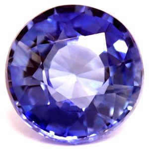 Szafir 1,00 ct, niebieski, szlif okrągły