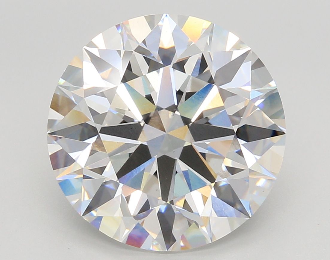 Diamant Rond 7.04 ct - Couleur F - Pureté VS1