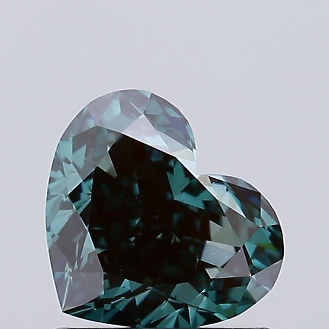 1.02 CT Fancy Deep Green HEART