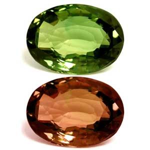 Aleksandryt 3,34 ct, zielony, szlif owalny