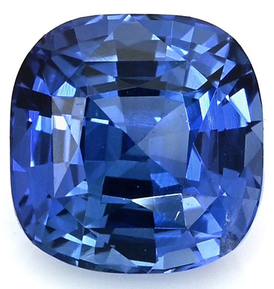 SAPPHIRE FACETED 1.58ct BLUE Blue EC SRILANKA HEATED