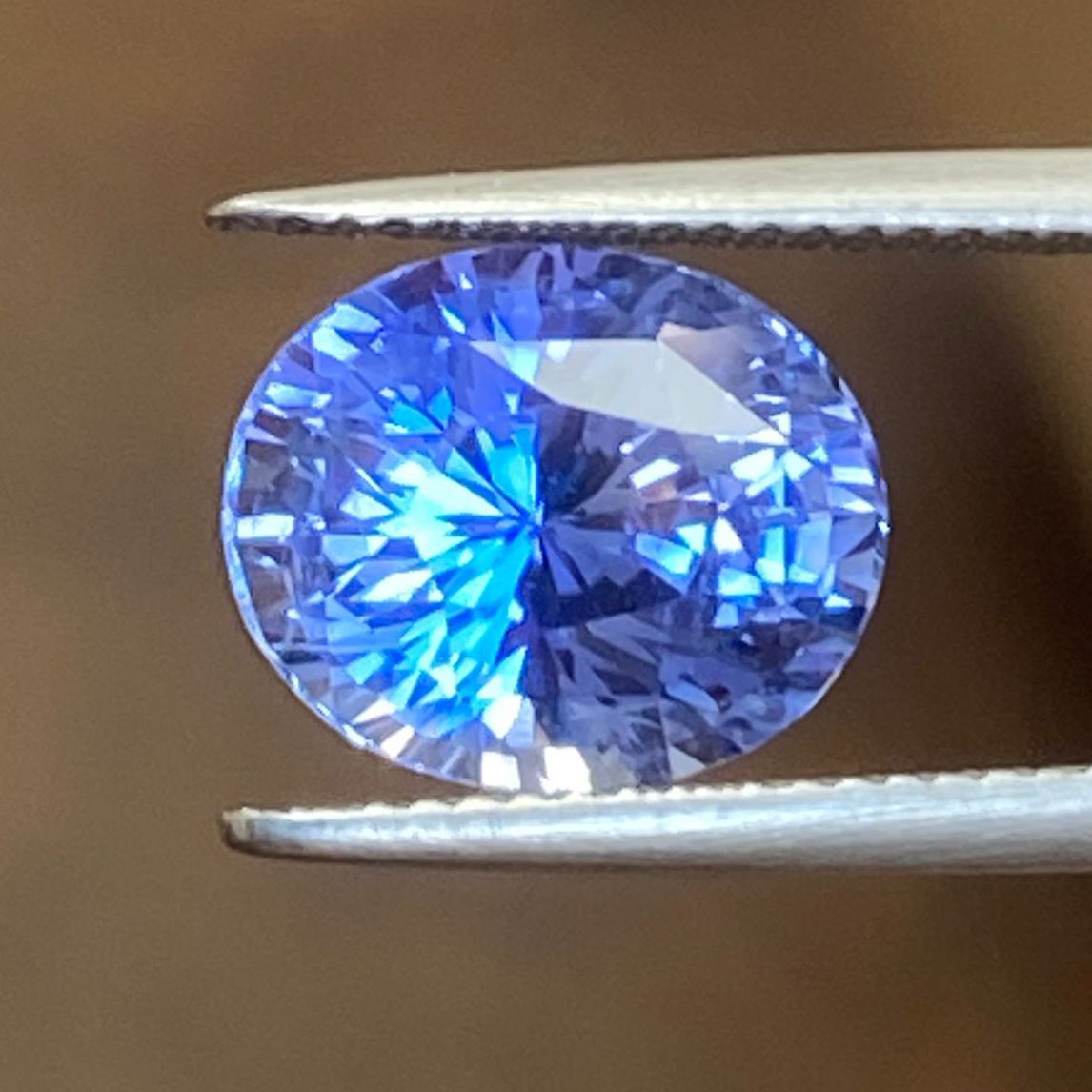 SAPPHIRE FACETED 6.01ct BLUE Blue EC SRILANKA HEATED