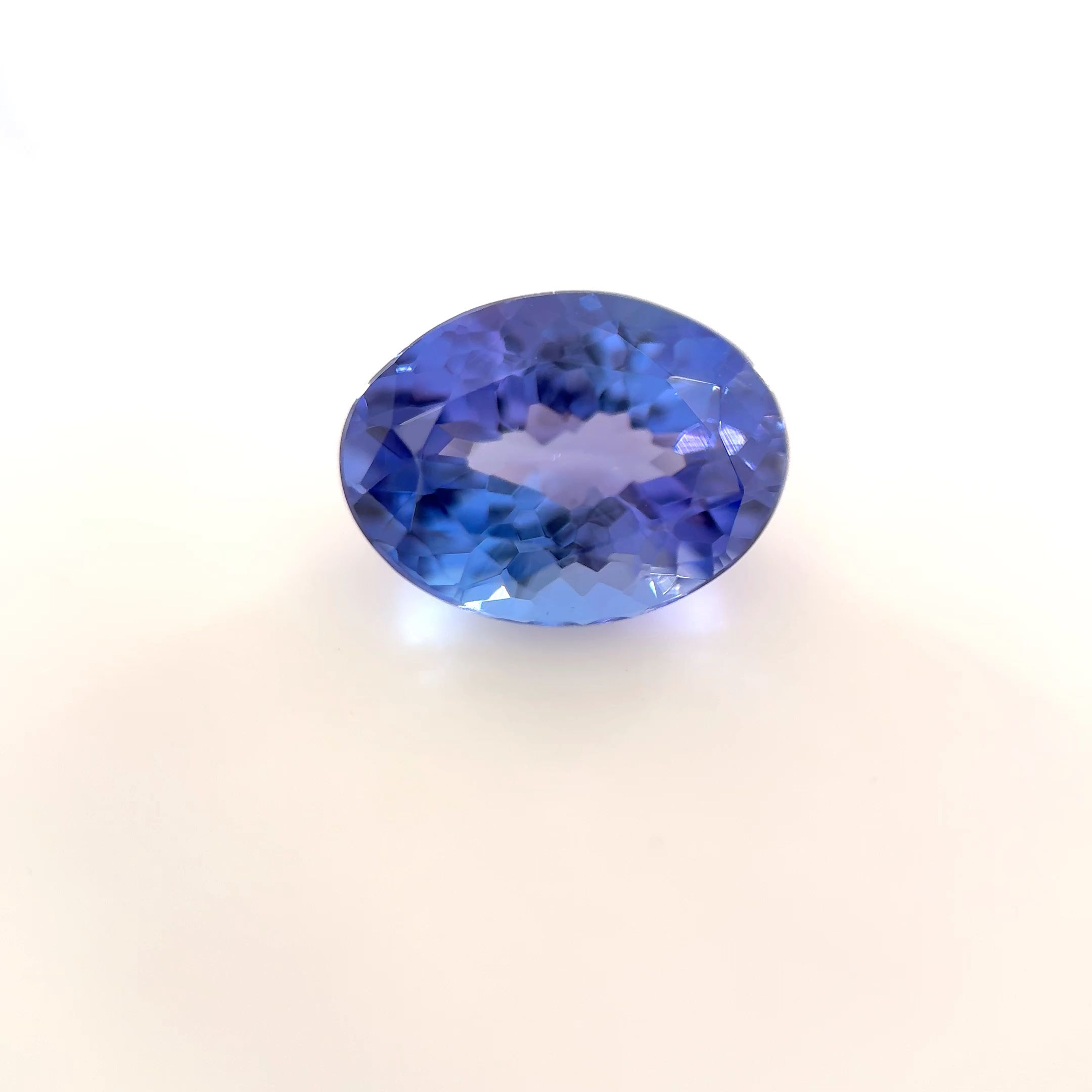 TANZANITE FACETED 3.47ct BLUE Vivid EC TANZANIA HEATED