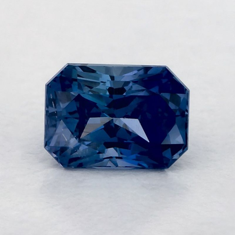 Szafir 1,05 ct, niebieski, szlif radiant