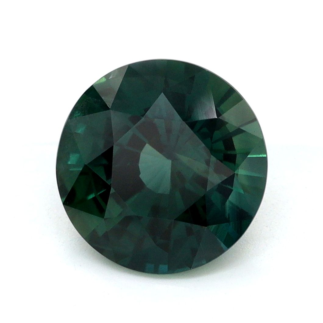 SAPPHIRE FACETED 1.55ct TEAL SI MADAGASCAR HEATED