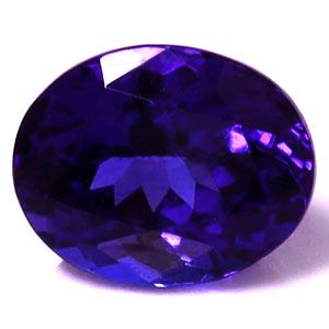 Tanzanit 3,36 ct, niebieski, szlif owalny