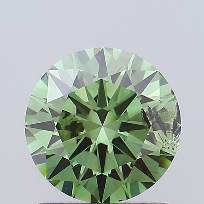 1.0 CT Fancy Vivid Green ROUND