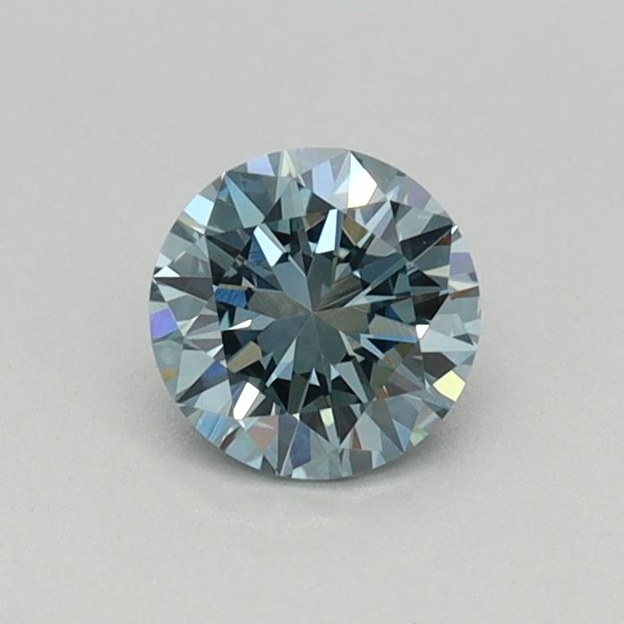 0.32 CT Fancy Intense Green Blue ROUND