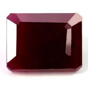 Rubin 4,26 ct, czerwony, szlif szmaragdowy