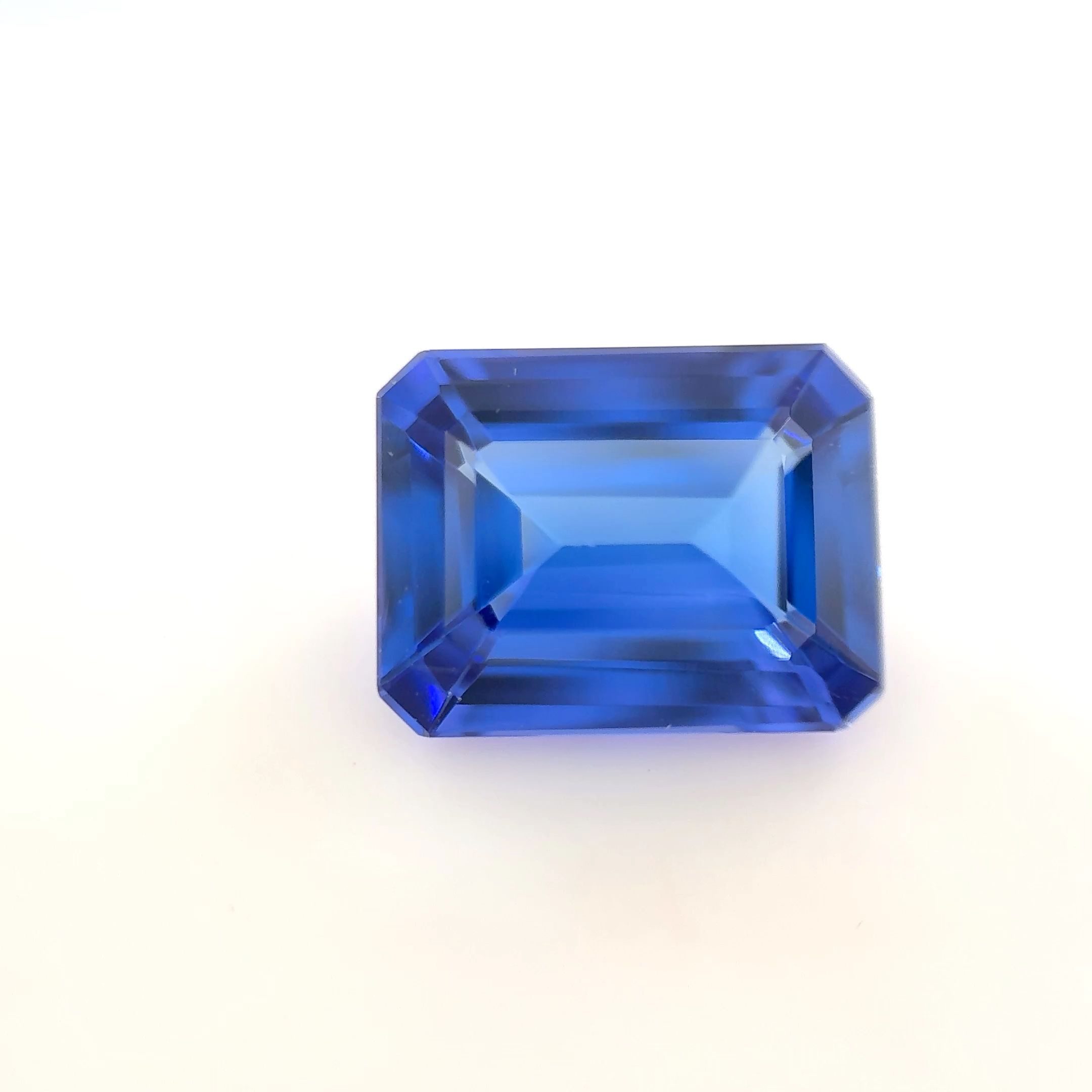 Tanzanit 2,29 ct, niebieski, szlif szmaragdowy