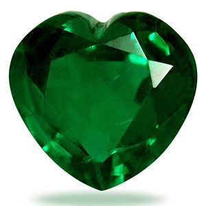 Szmaragd 1,56 ct, zielony, szlif serce