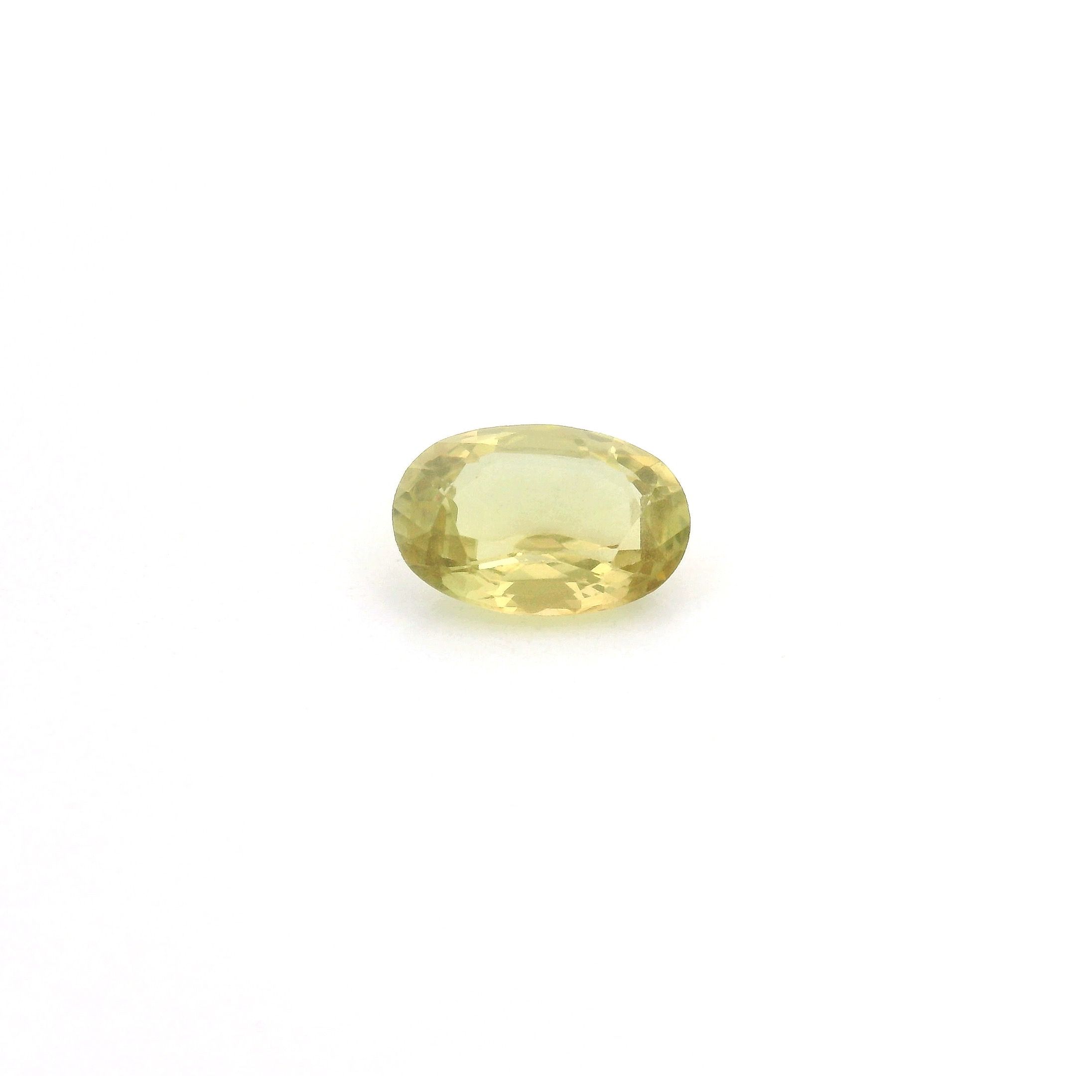 SAPPHIRE FACETED 0.77ct YELLOW medium intense EC MADAGASCAR NONE