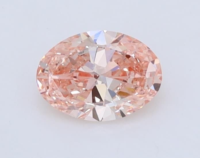 0.58 CT Fancy Intense Pink OVAL