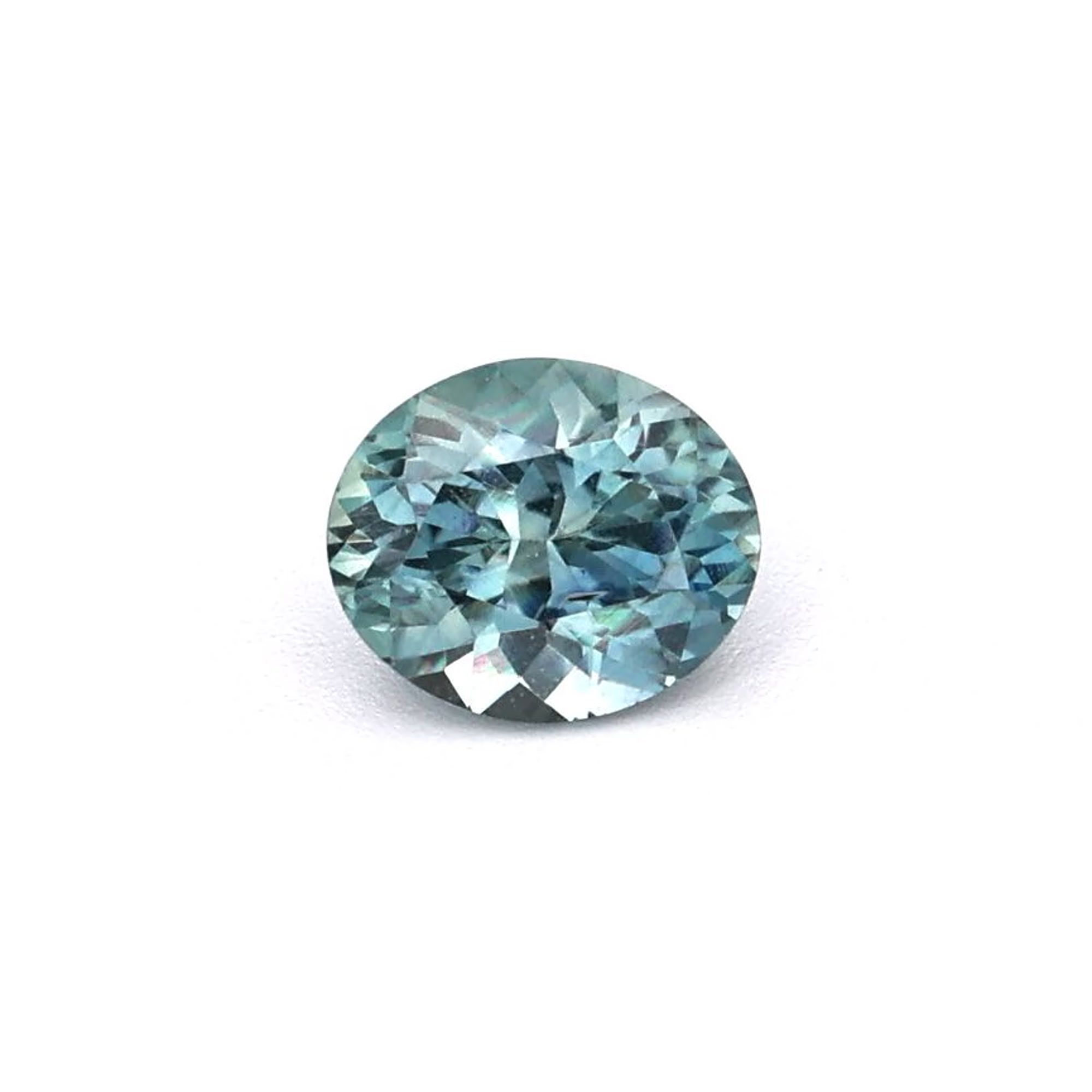SAPPHIRE FACETED 0.87ct GREEN GREEN EC UNITEDSTATES HEATED