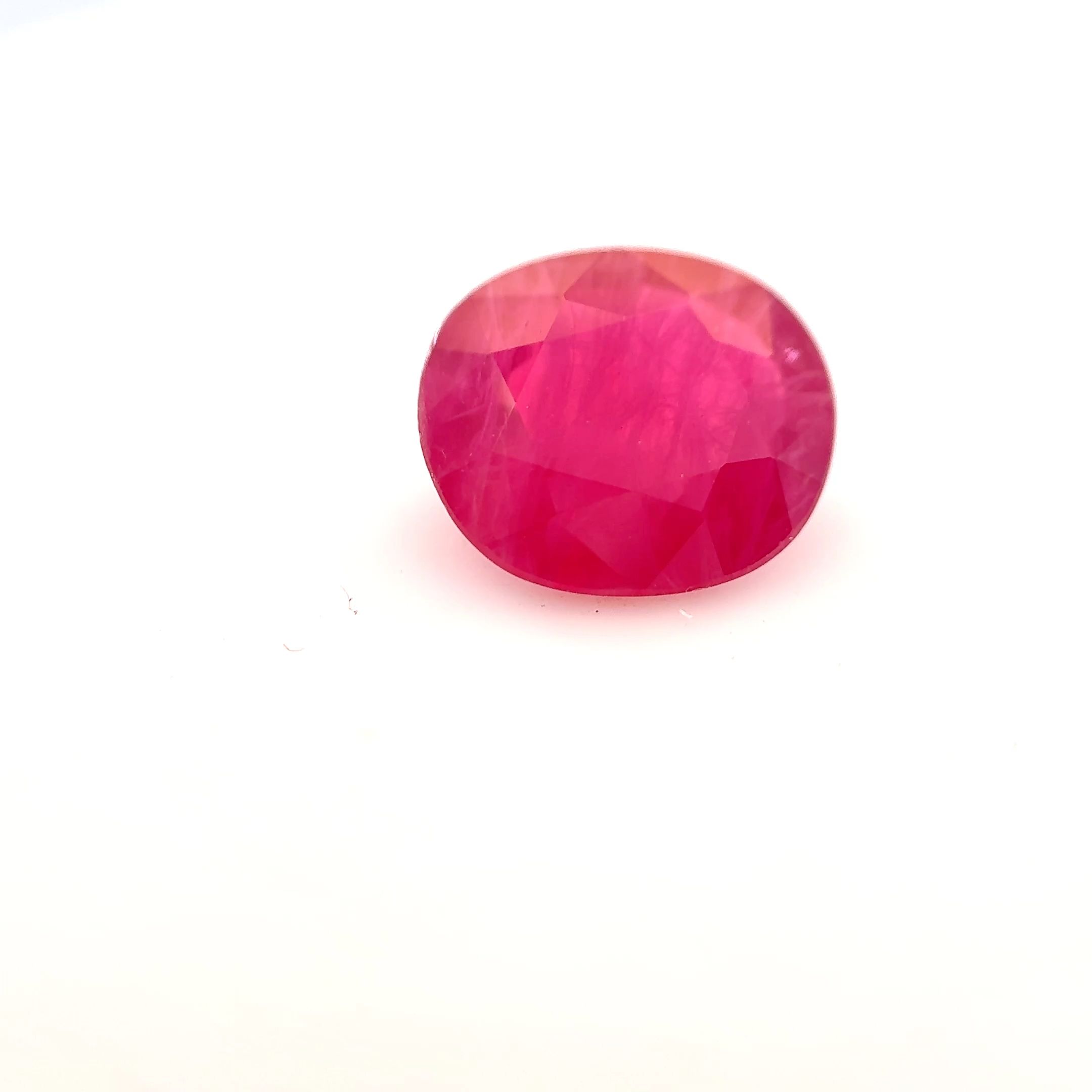 Rubin 1,42 ct, czerwony, szlif cushion