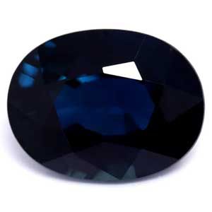 Szafir 1,56 ct, niebieski, szlif owalny