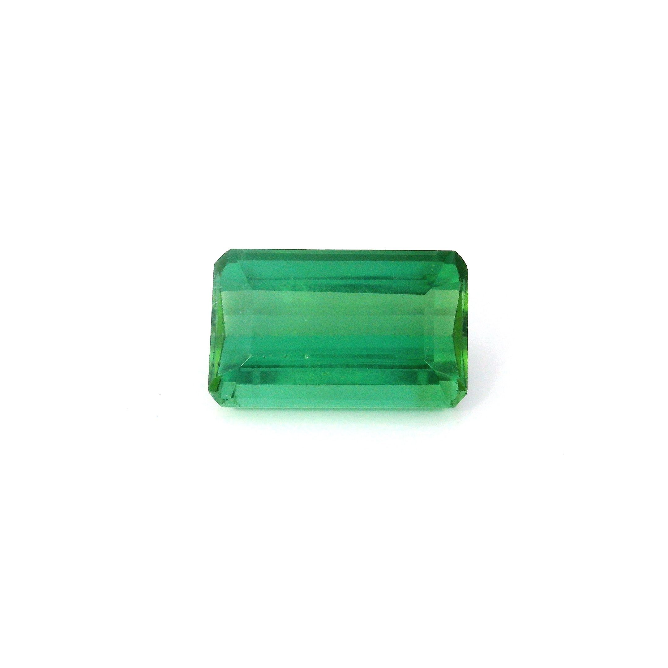 Turmalin 2,15 ct, zielony, szlif ośmiokątny