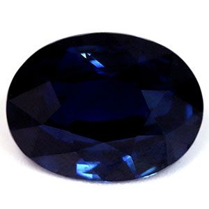 SAPPHIRE FACETED 3.03ct BLUE Deep Blue EC MADAGASCAR HEATED