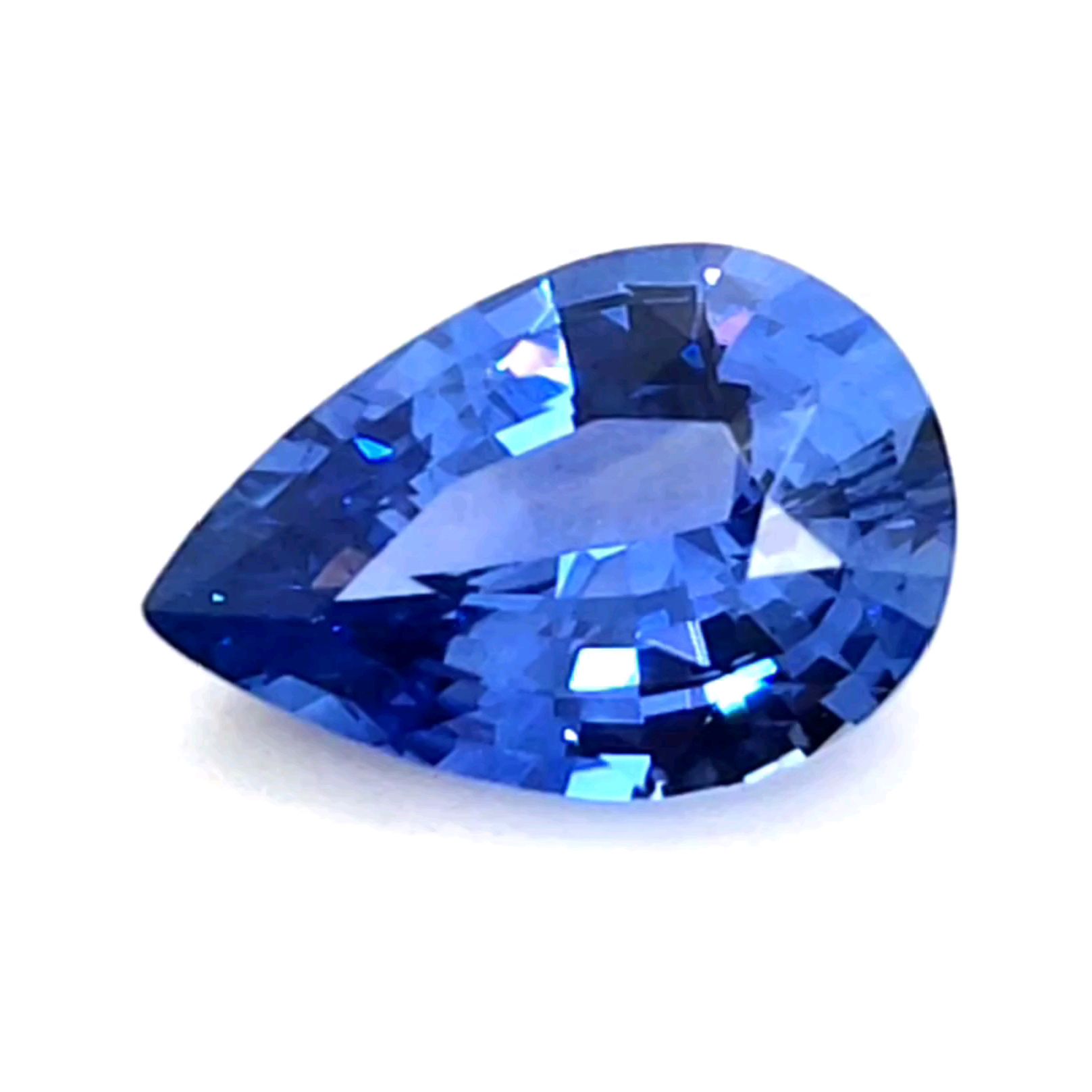 SAPPHIRE FACETED 3.11ct BLUE Blue EC SRILANKA HEATED