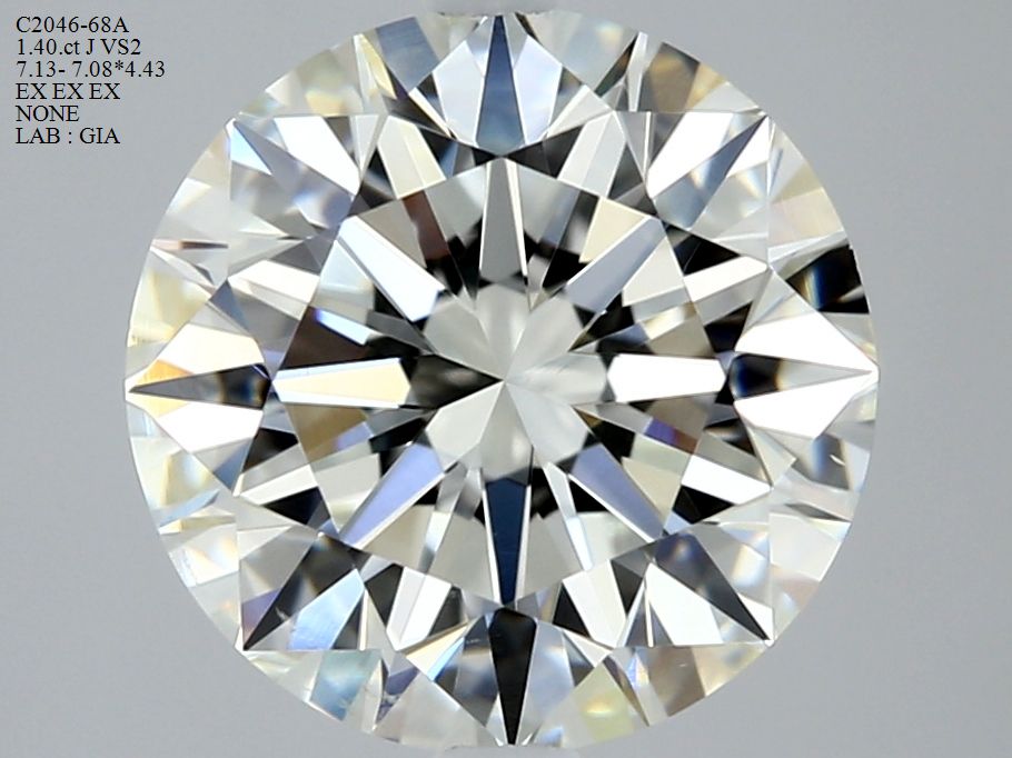 Prírodný diamant okrúhly...