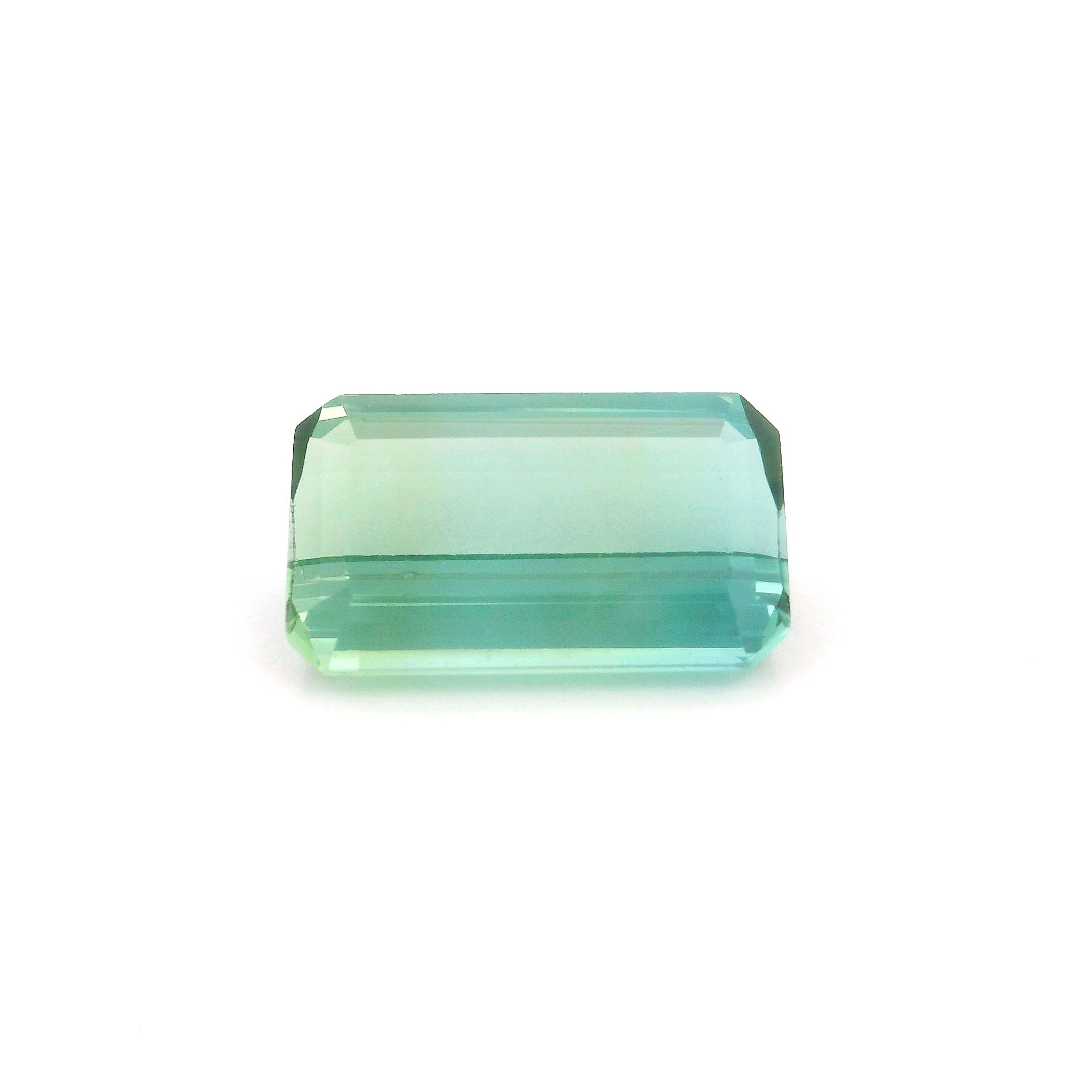 Turmalin 2,95 ct, zielony, szlif ośmiokątny