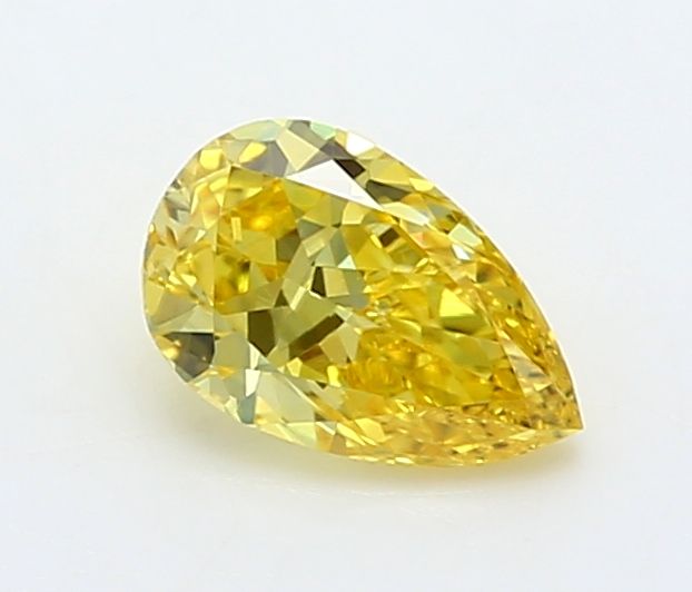 0.25 CT Fancy Vivid Yellow PEAR