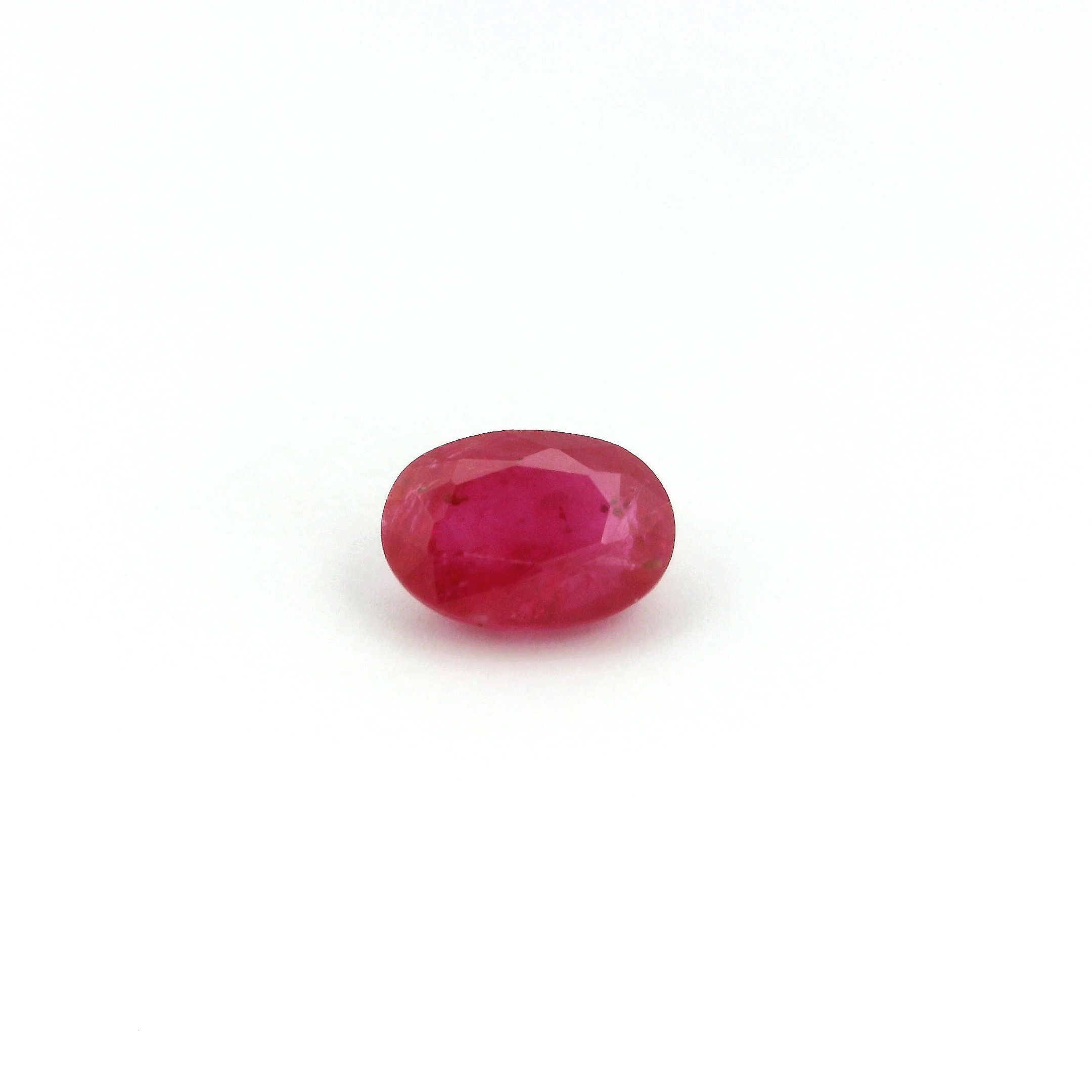 Rubin 1,12 ct, czerwony, szlif owalny