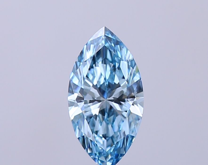 1.17 CT Fancy Vivid Blue MARQUISE