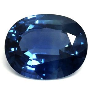 Szafir 2,98 ct, niebieski, szlif owalny