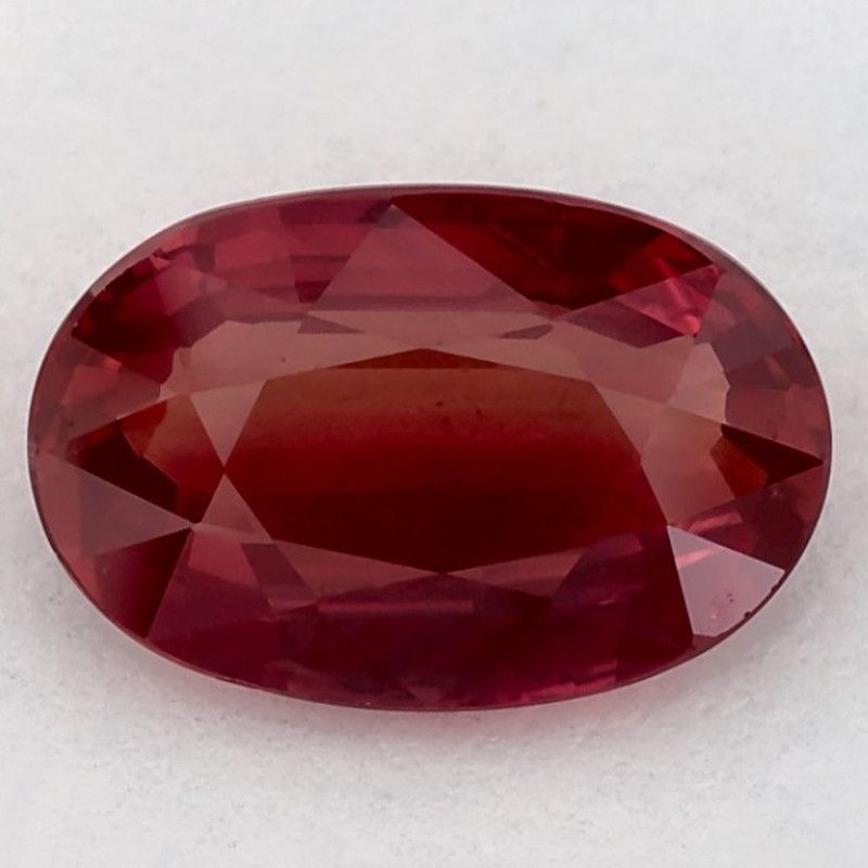 Rubin 2,03 ct, czerwony, szlif owalny